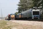 CSX SD70MAC 4746 leads 4711 past the geometry train